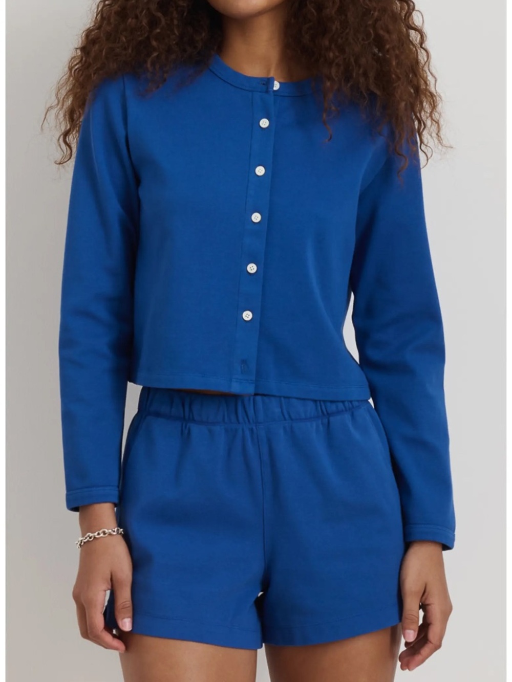 Alex Mill Cobalt Blue Coco Sport Cardigan Small